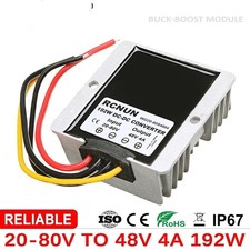DC DC Converter 20-80V 24V 36V 48V 60V to 48V 4A 192W Buck Boost Voltage Cart
