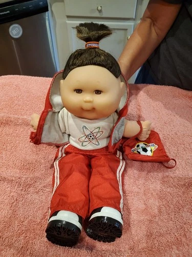 Cabbage Patch Kids 1999 Una Kay Soccer Doll With Hoodie