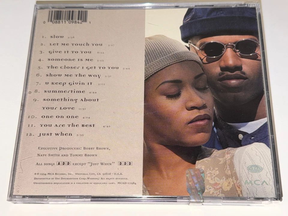 Smoothe Sylk Self-Titled Album CD 12 Songs 1994 MCA Bobby Brown *NEW/SEALED* Foto 2 de 4
