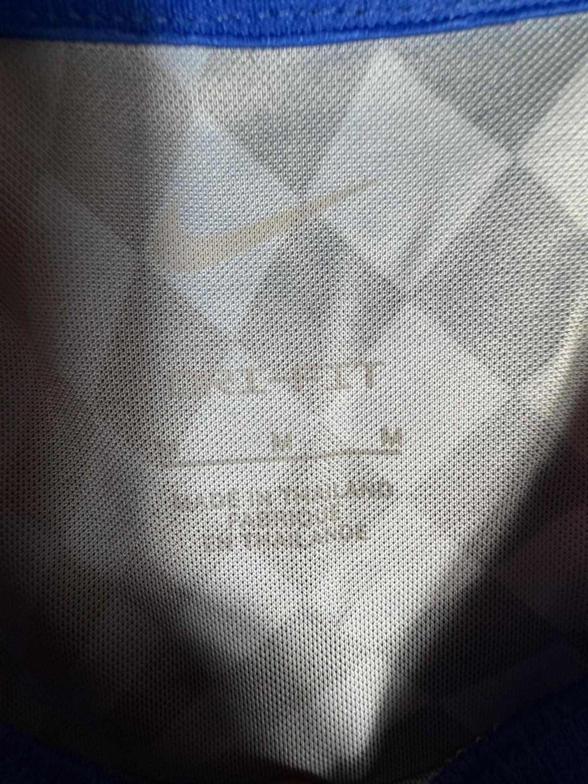 Chelsea FC Nike Trivago Pre-Match Jersey Blue Yellow Graphic Soccer Shirt  thumbnail 3