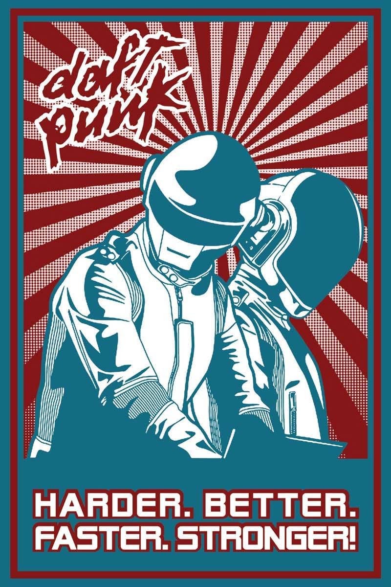 Officially Licensed Daft Punk Harder Better Faster Stronger 24 x