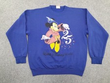 Vintage 90s Walt Disney World Mickey Mouse 25th Anniversary Sweater Size Medium