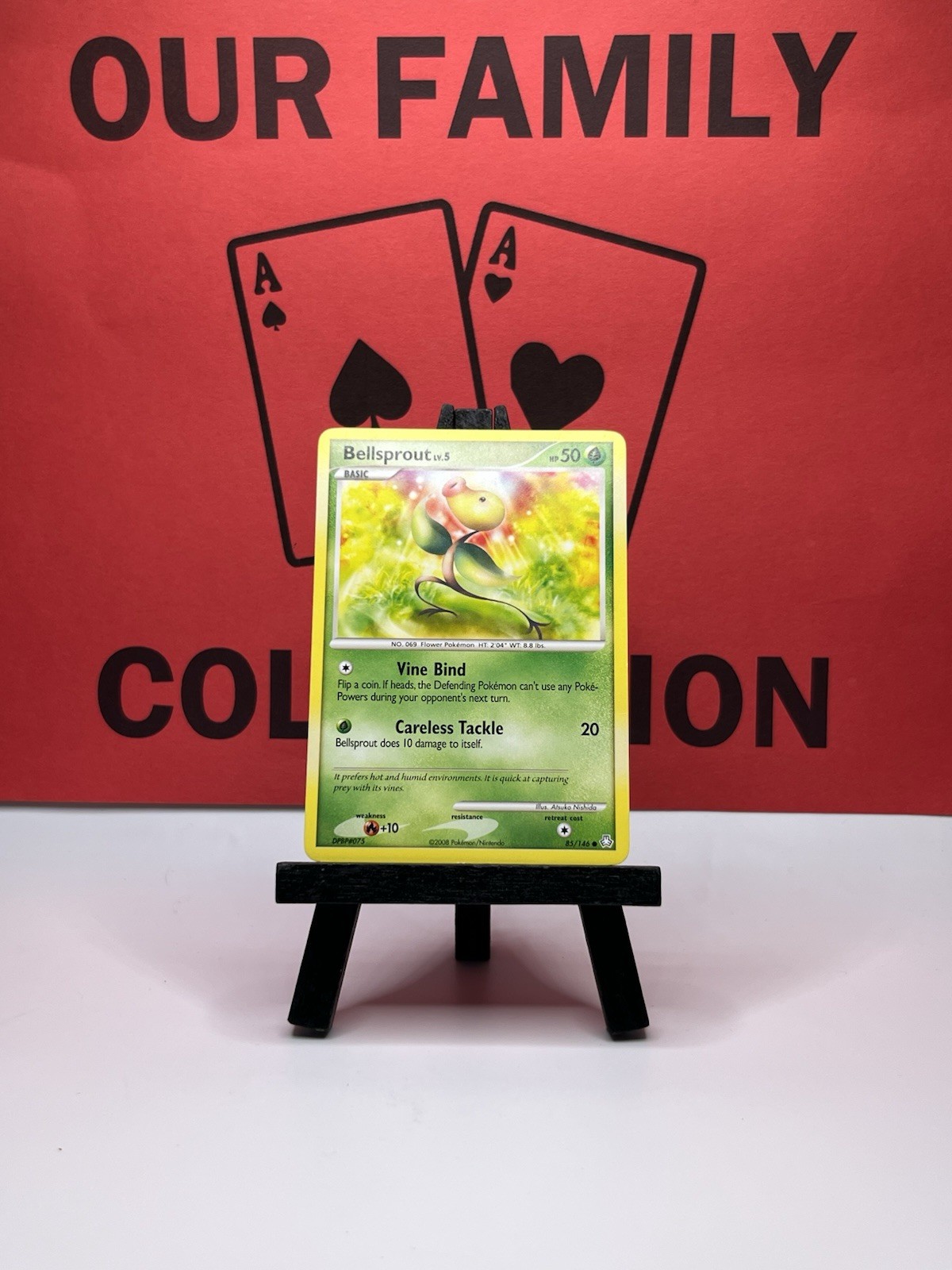 Bellsprout 85/146 Regular Common Legends Awakened 2008 Pokemon Card
