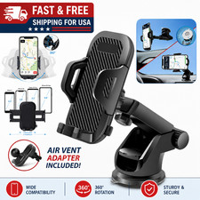 360  Universal Mount Holder Car Stand Windshield For Mobile Cell Phone GPS