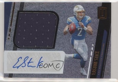 2019 Panini Unparalleled Jersey Easton Stick #334 Rookie Auto RC 8k4