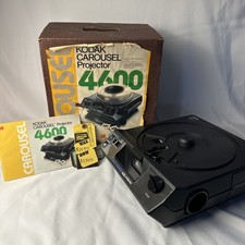 Kodak 4600 Carousel Slide Projector Tested Working with remote -No Slide Tray