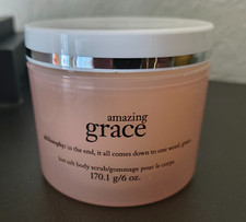 amazing grace philosophy  hot salt body scrub 6 oz NEW