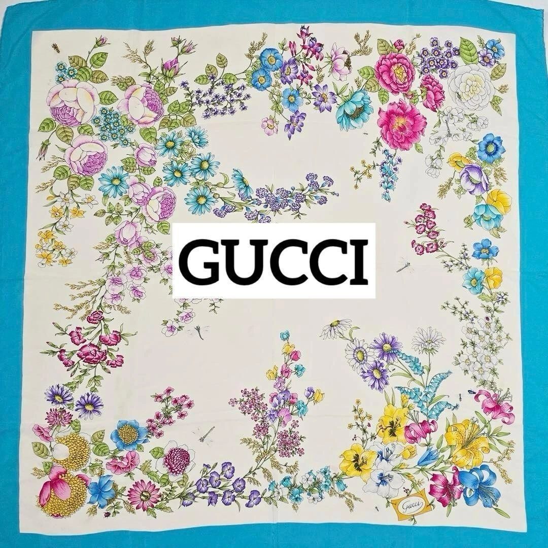 Gucci Blue Floral Scarves & Wraps for Women for sale | eBay