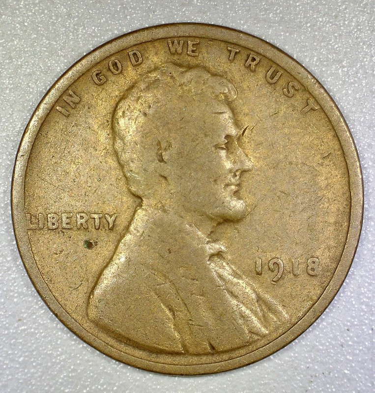 1918 P Lincoln Wheat Cent Penny. US Coins. Great Condition. Low Population.
