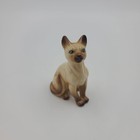New ListingVintage Ceramic Siamese Cat Figurine Tan and Dark Brown