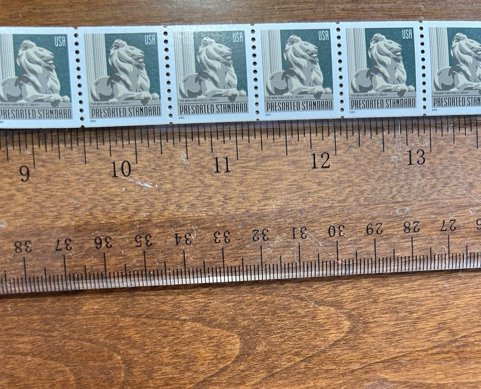 US Stamp Scott #3769, NY Public Library 2003 (PNC25)  10¢ MNH, P#1111 - Image 3 of 4