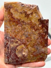 Large Mexican Red Moss Agate Slab Lapidary Cabbing Combo Ship Avail