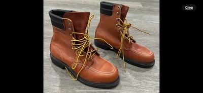 BRAND NEW RED WINGS WORK BOOTS! VINTAGE STYLE 404 RED!