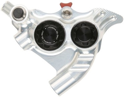 Hope RX4+ SL Disc Brake Caliper - Rear Flat Mount Direct, +20mm, Mineral Oil