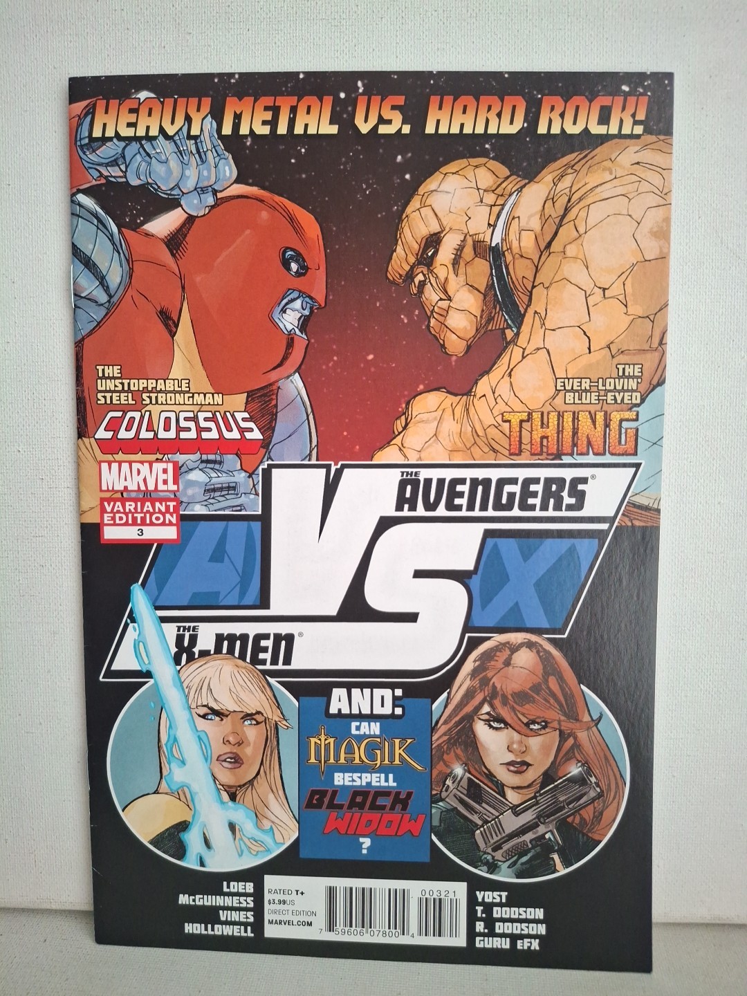 A vs X Avengers Vs X-Men #3 Dodson Variant Cover Edition Marvel Comics 2012