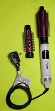 Conair CD160PCS Dual Voltage Curling Hot Air Brush   Black/Pink Works Great!