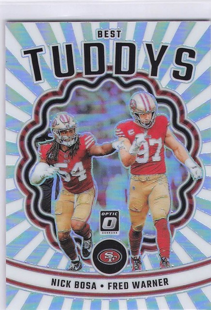 2023 Donruss Optic #BT-NF Nick Bosa / Fred Warner Best Tuddys