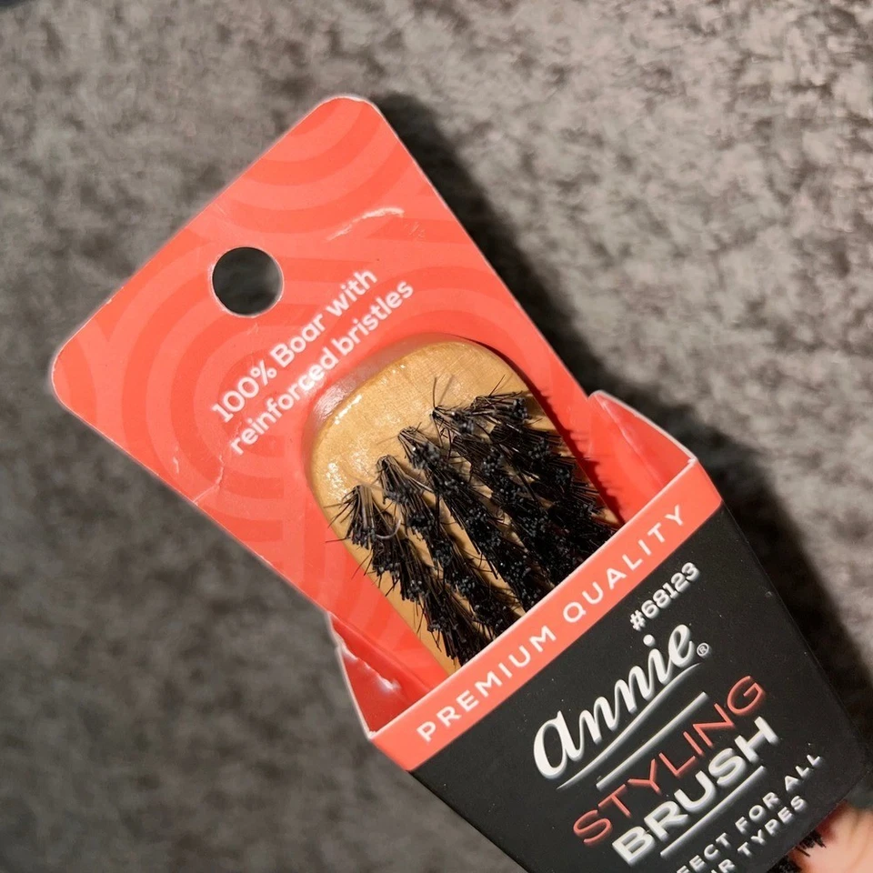 Annie Styling Brush Premium Quality Boar Bristle Hair Brush All Hair Types - Image 3 of 4