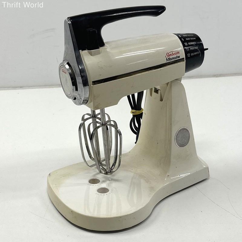 Sunbeam Mixmaster 12-Speed Stand Mixer An American Classic Vintage Cream