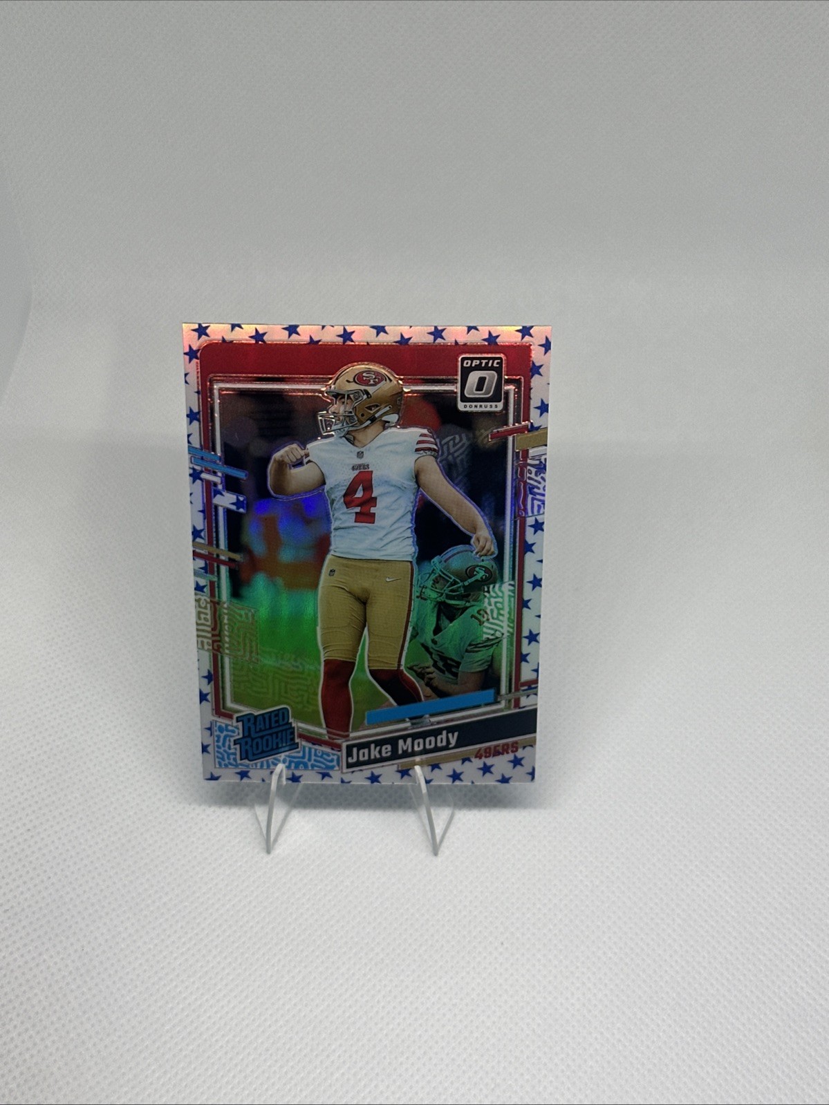 2023 Panini Donruss Optic - Rated Rookie Jake Moody #289 Stars Prizm (RC)