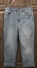 Frye High-Rise Crop Jeans Cuffed Women's Size 16