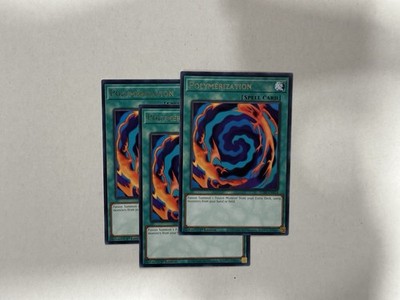 3x Polymerization - JUSH-EN014- Rare - Yu-Gi-Oh! NM 1st Ed