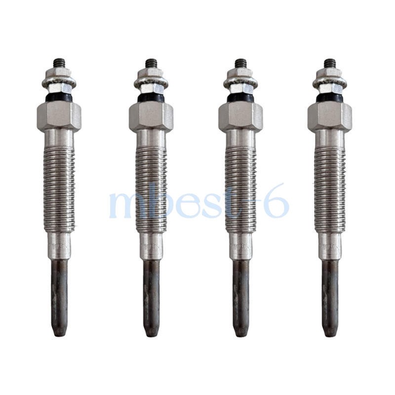 4PCS Glow Plug 32A66-03100 For Mitsubishi S4Q2 S4S Forklift 12V F18B FD28 FD35A