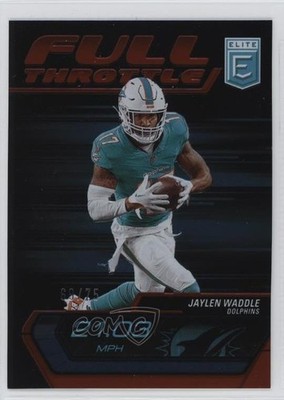 2024 Panini Donruss Elite Full Throttle Red /75 Jaylen Waddle #16 2qw