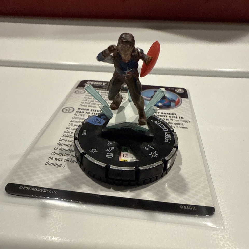 PEGGY CARTER - 075 - ULTRA CHASE - Capitán América y los Vengadores Heroclix #75 Foto 2 de 4