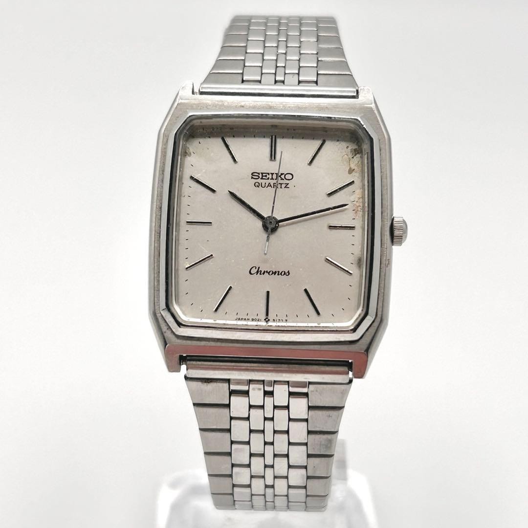 【稼働済み】SEIKO QUARTZ 9021-5130 腕時計 Seiko Chronos 9021 5130 Quartz Watch Mens New Battery Rare wrist