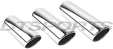 Different Trends Dt-243012Rac 3.00In Rolled Angle Texas Exhaust Tip 2.25In Id/3.