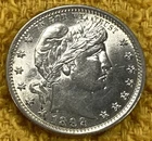 1892 Barber Quarter 25c. FREE SHIPPING. Vid