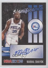 2020-21 Panini NBA Hoops Great SIGnificance Marial Shayok #GS-MSH Auto 0we1