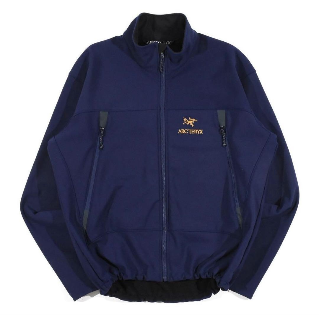 Giacca speciale Arc'teryx oro ricamato Navy Gamma SV blu navy taglia L