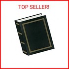 Pioneer Photo Albums A4-100 Black Photo Album, 100 Pockets 4"x6"