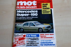 2) MOT 16/1983 - Audi 200 Turbo Motor mit 182PS