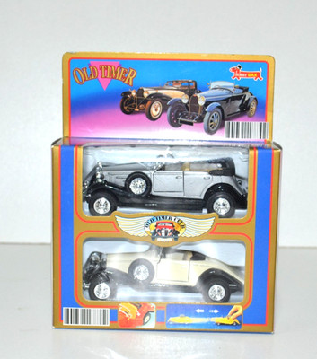 NewRay 1:34/1:39 - Hobby Dax 2 x Oldtimer mit Rückzugsmotor