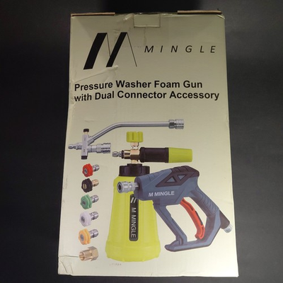 #ad M MINGLE Pressure Washer Foam Gun with Dual Connector Accessory $24.95