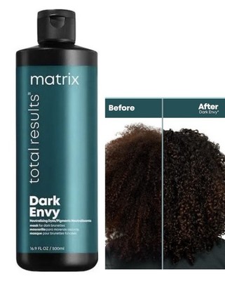 Matrix Dark Envy Red Neutralizing 16oz Color Obsessed Mask Brunettes Conditioner