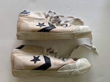 Made In The USA New! DS Vintage Converse All Star Pro White Canvas Size 7 US