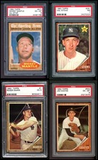 1962 Topps Yankees Team Set 6 - EX/MT 3676437
