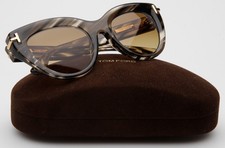 NEW TOM FORD TF 1252 55F Brown Gray Sunglasses 52-21-140mm B42mm Italy