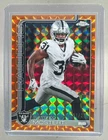 2025 Topps Chrome Football Orange Geometric Refractor Raheem Mostert #182