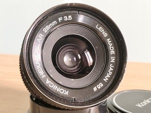 Konica AR Hexanon 28mm f3.5 Prime Lens
