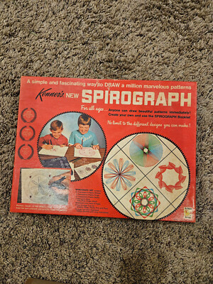 1967 Spirograph Red Tray #401 in great condition all four pens hard to find