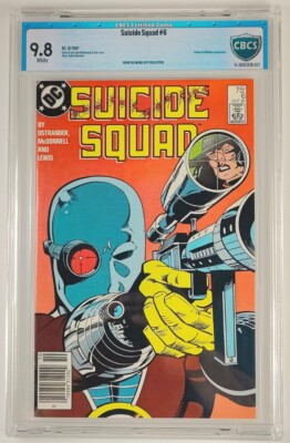 Suicide Squad #6 CBCS 9.8 Pedigree Deadshot Cover Newsstand 1987 CGC DC Comics 