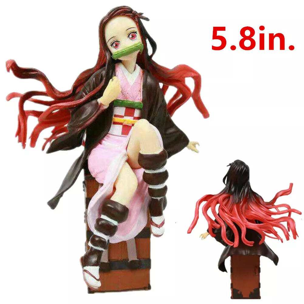 Boneco nezuko demon slayer 15cm action figures