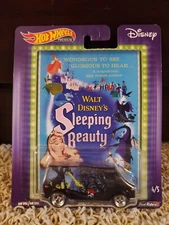 2019 Hot Wheels Premium Disney Sleeping Beauty 4/5 SUPER VAN Black w/Real Riders
