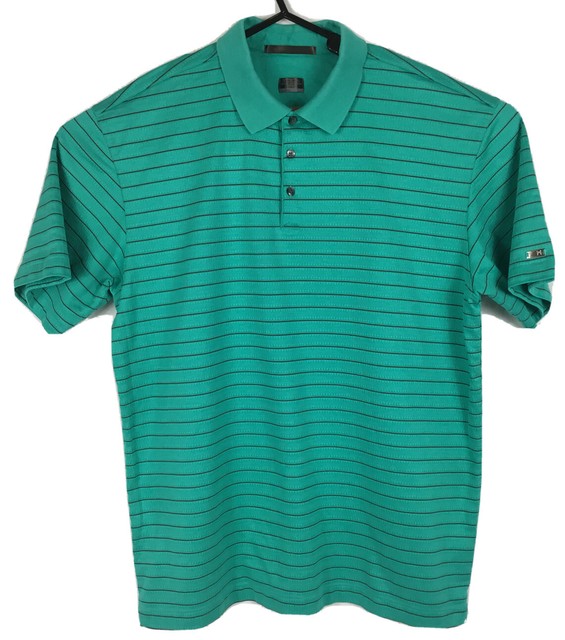 Tiger Woods Collection Nike Fit Dry Polo Shirt Green Men's XL Short Sleeve | eBay