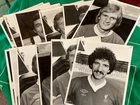 Liverpool 1970s original player press photos - Dalglish, Souness, Paisley, Neal